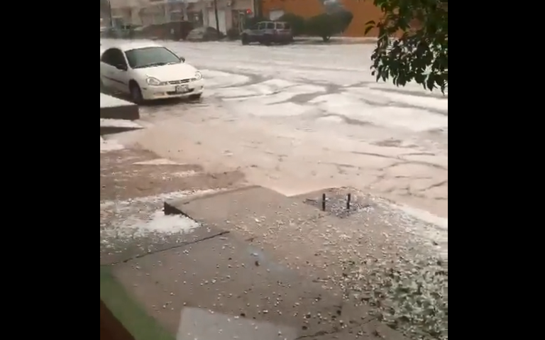 Reportan tormenta con granizo en Nuevo Casas Grandes thumbnail