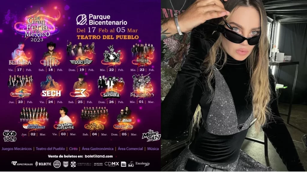 Belinda arrasó durante su presentación en la inauguración de la Gran Feria de México 2023.jpg thumbnail