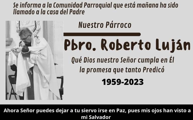 Fallece el Padre Roberto Luján, responsable jurídico de la Arquidiócesis de Chihuahua thumbnail