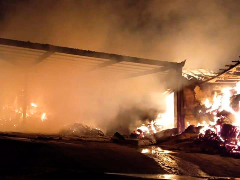 Incendio consume rancho ganadero en Veracruz thumbnail