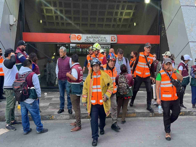 Línea 7 del Metro CDMX. Humo en Barranca del Muerto fue por sobrecalentamiento thumbnail