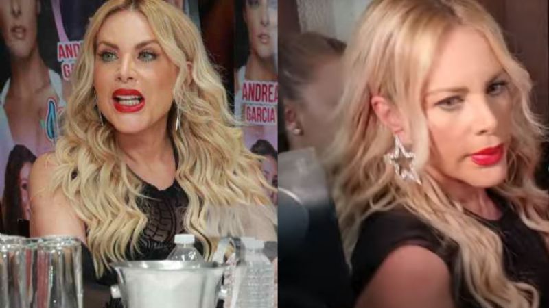 Lorena Herrera es golpeada accidentalmente en conferencia de prensa thumbnail