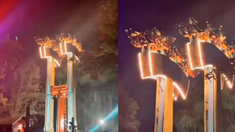 Juego mecánico falla y deja suspendidos en el aire a pasajeros en Canadá thumbnail