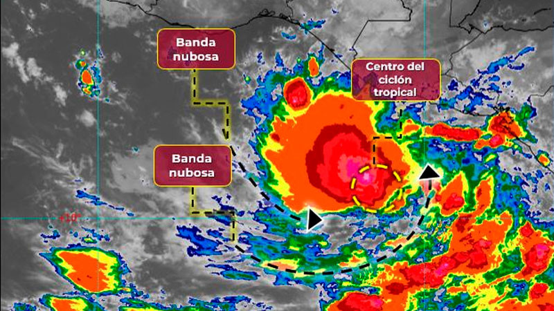 Tormenta tropical Pilar se fortalece; generará lluvias en Oaxaca y Chiapas thumbnail