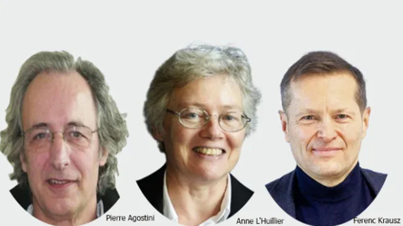 Un gran paso para la ciencia Nobel de Física para investigadores de electrones atómicos thumbnail