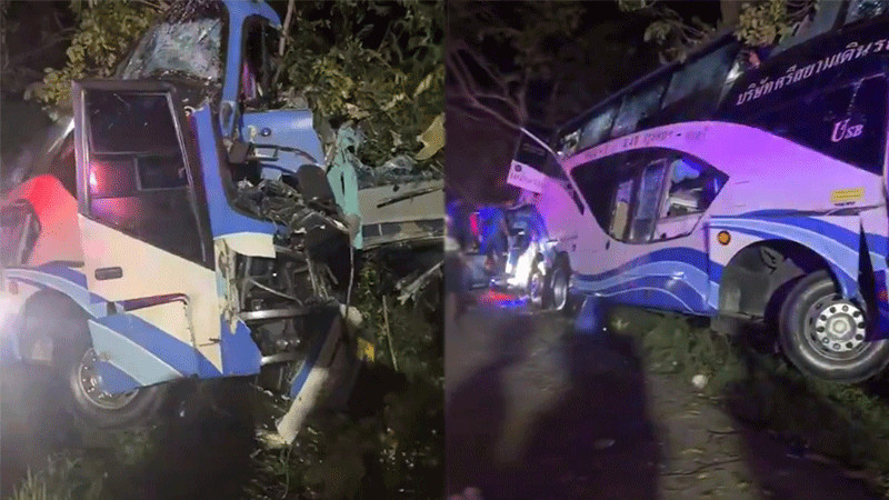 Accidente de autobús en Tailandia, deja saldo de 14 personas sin vida y 30 más heridas thumbnail