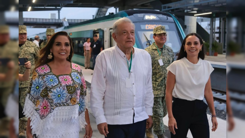 Primera corrida del Tren Maya llega a Cancún, tras 6 horas y media de recorrido Tarda igual o más que en auto thumbnail